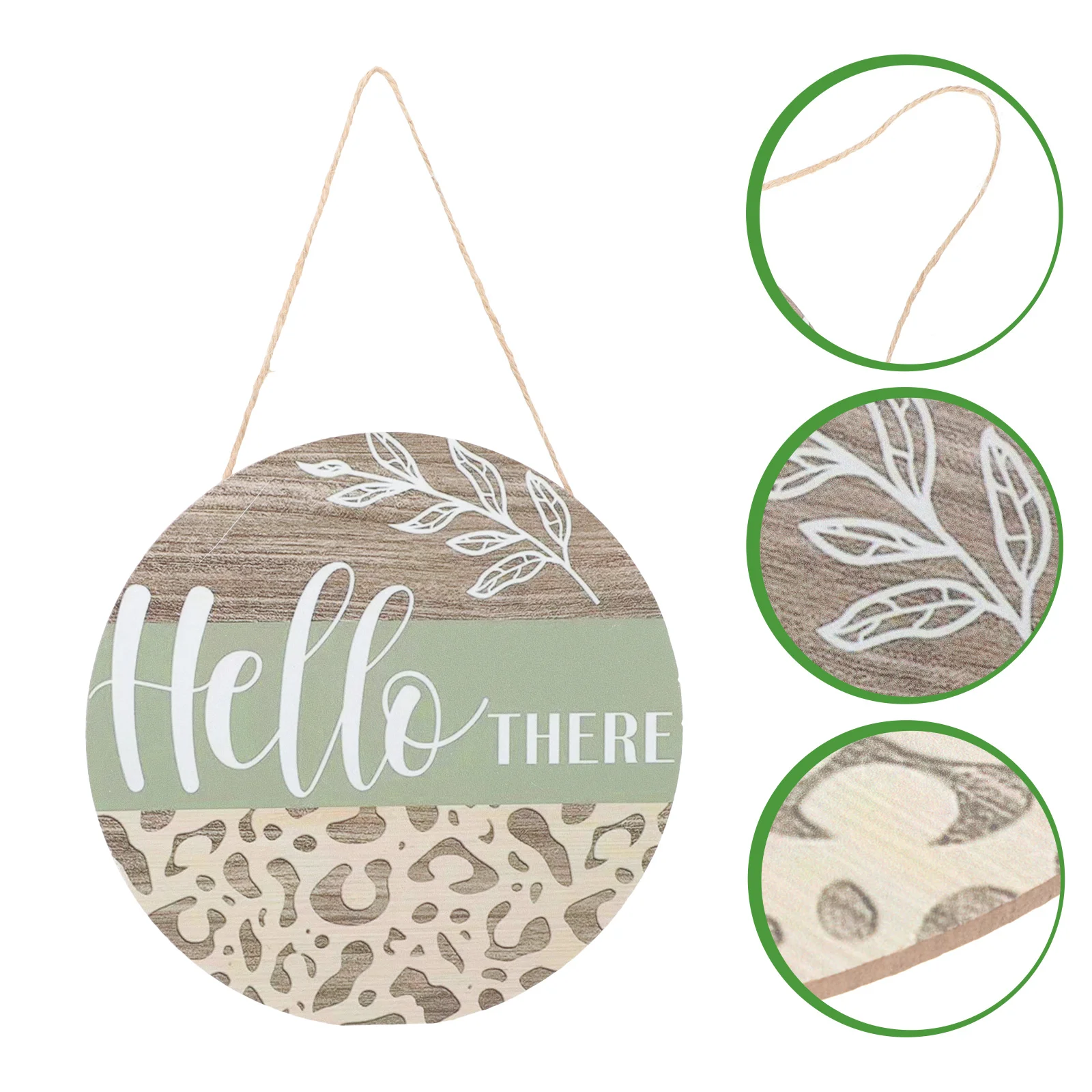 

Front Door Welcome Sign Hanging Door Sign Ornament Welcome Hello Sign for Front Door Decoration Wall