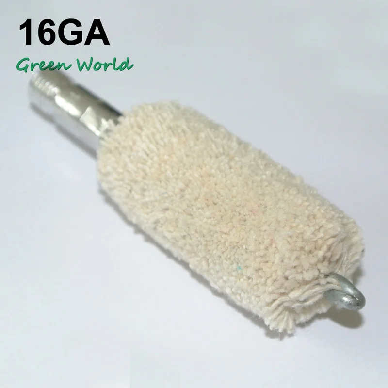 Green World 5pcs/lot .50cal-12Gauge Mop Brush Cotton Swab Gun Clean | Outdoor Tools