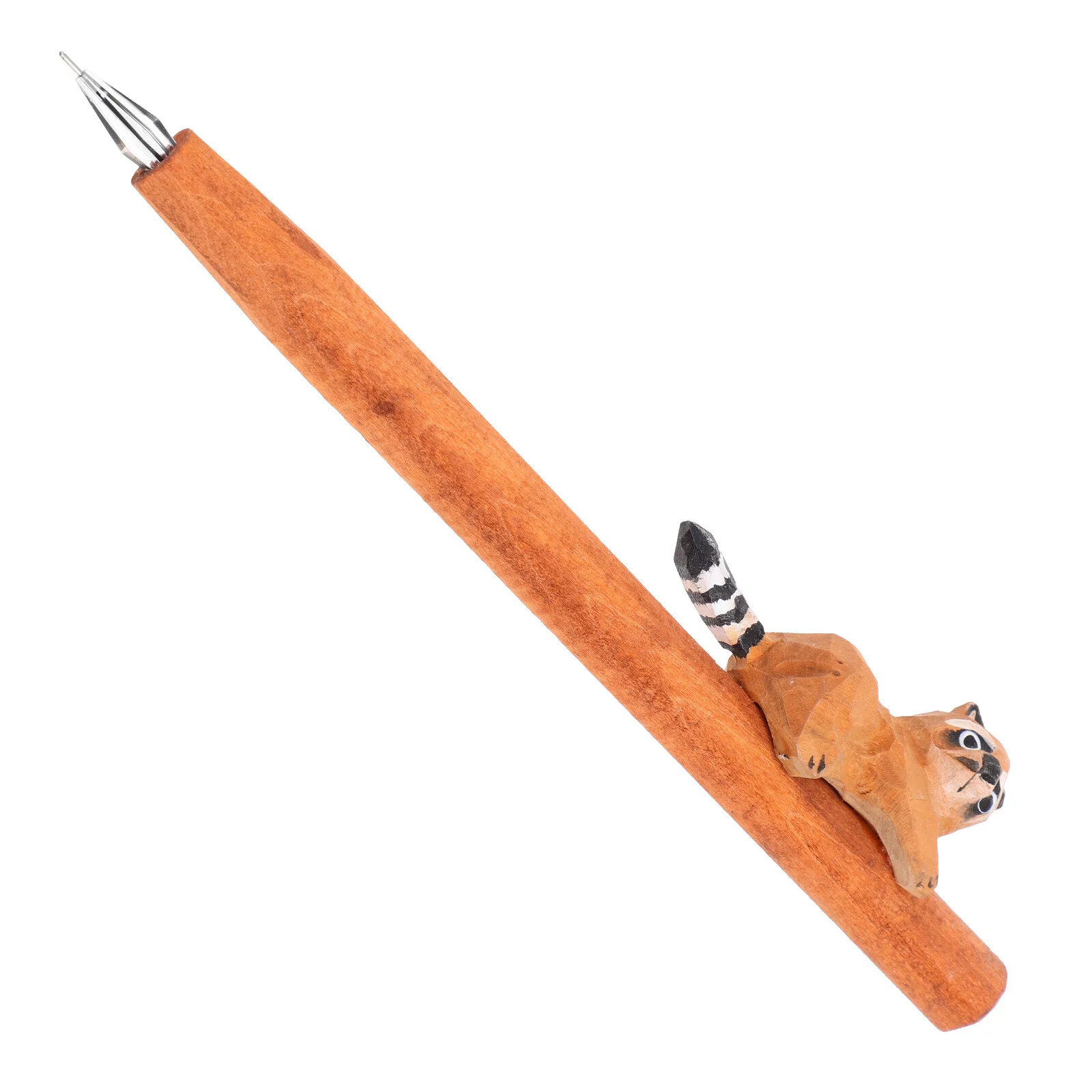 

Decor Office Stationery Wood Carving The Office Decor Writing Raccoon Design Toy Toddler