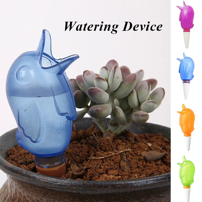 

1PC Plastic Bird Watering Device Drip Device House/garden Water Houseplant Plant Pot Birdie Automatic Watering Device