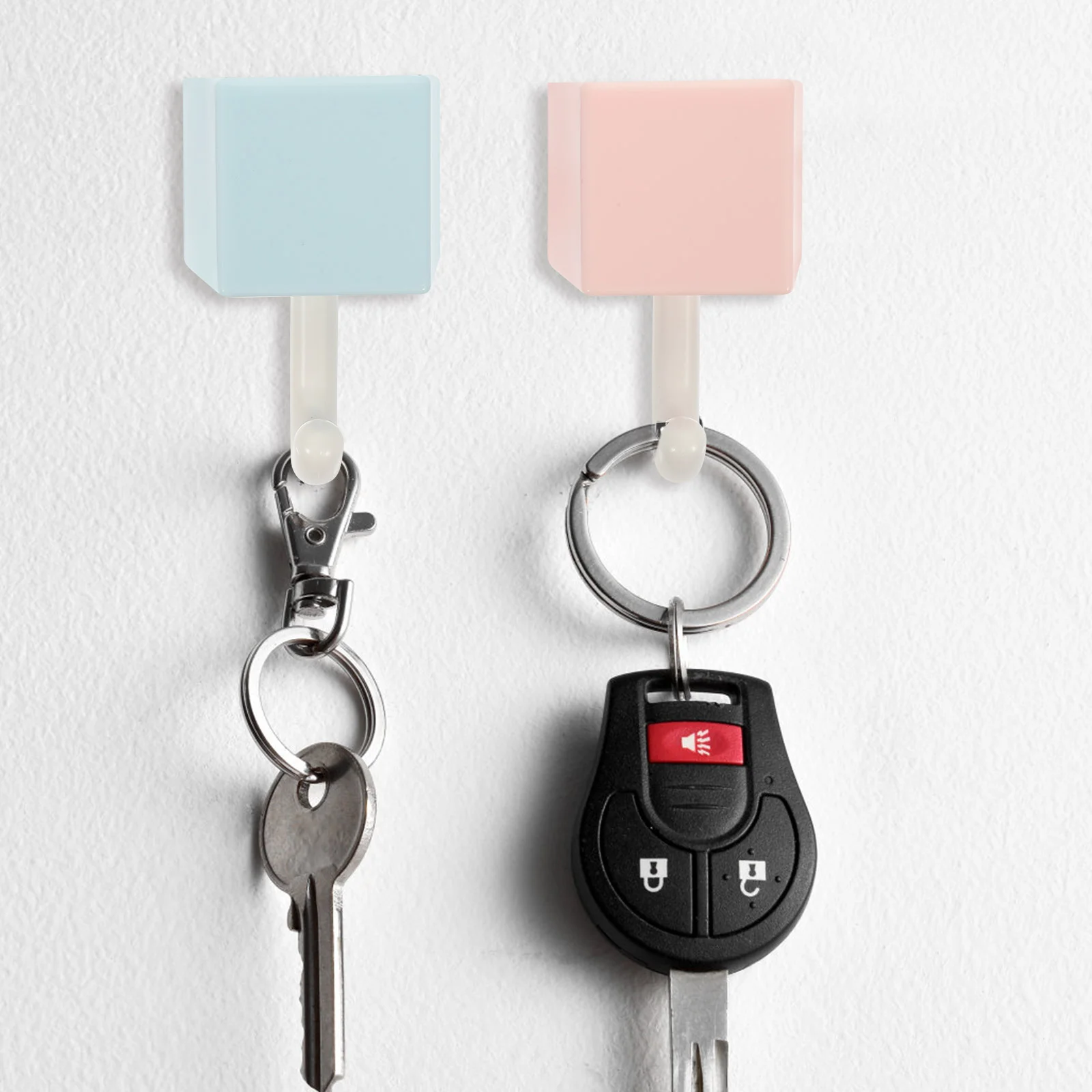 

2 Pcs Home Decoration Fun Probe Hook Coat Hooks Small Wall Nail Free Key Hanging Keys Cute Child