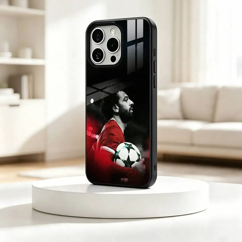 Фото Чехол для телефона M-Mohamed Salah Football для iPhone 17, 16, 15, 14, 13, 12, 11 Plus, Pro с поддержкой магнитной беспроводной зарядки №3