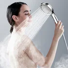 Хромированная Лейка для душа из АБС-пластика, насадка для душа для гидротерапии, насадка для душа высокого давления для ванной комнаты, водосберегающая насадка для душа тропический душ, аксессуары для комнаты