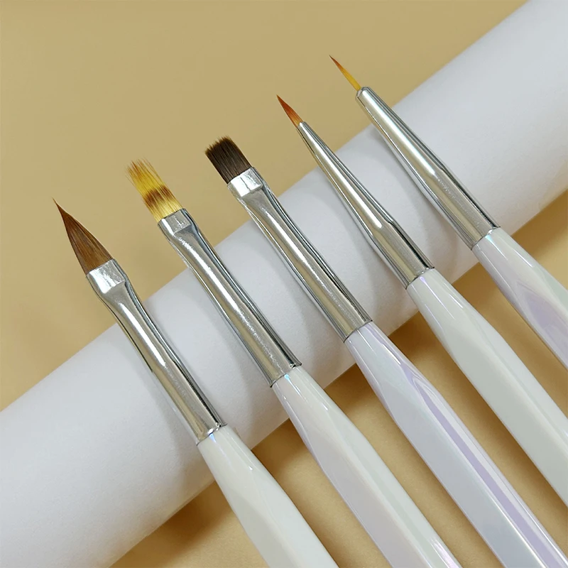 5 шт./набор кисти для дизайна ногтей