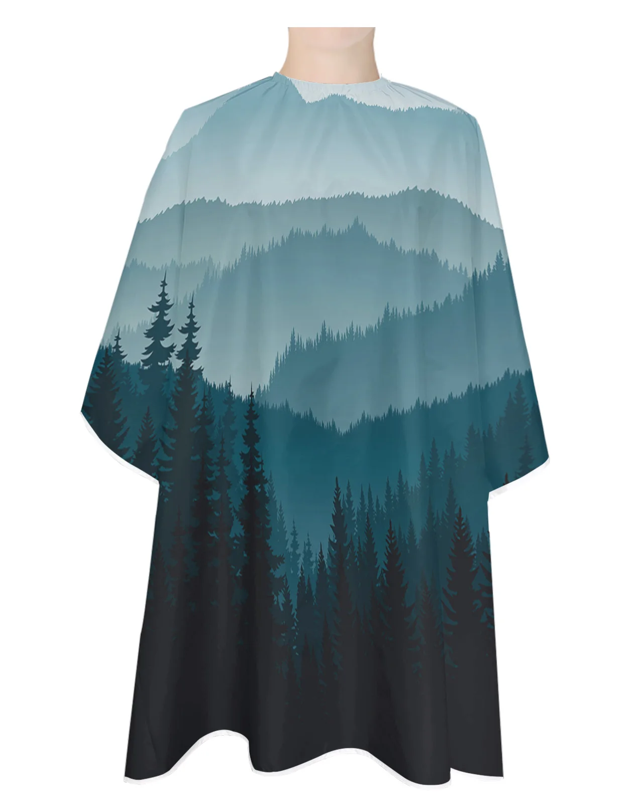 

Горный лес, парикмахерский фартук, водонепроницаемый накидка для парикмахера