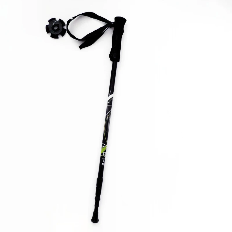 

Ultra-light 160g Full Carbon Fiber Ultra-light Walking Stick Three-section Straight Handle Outdoor Walking Stick
