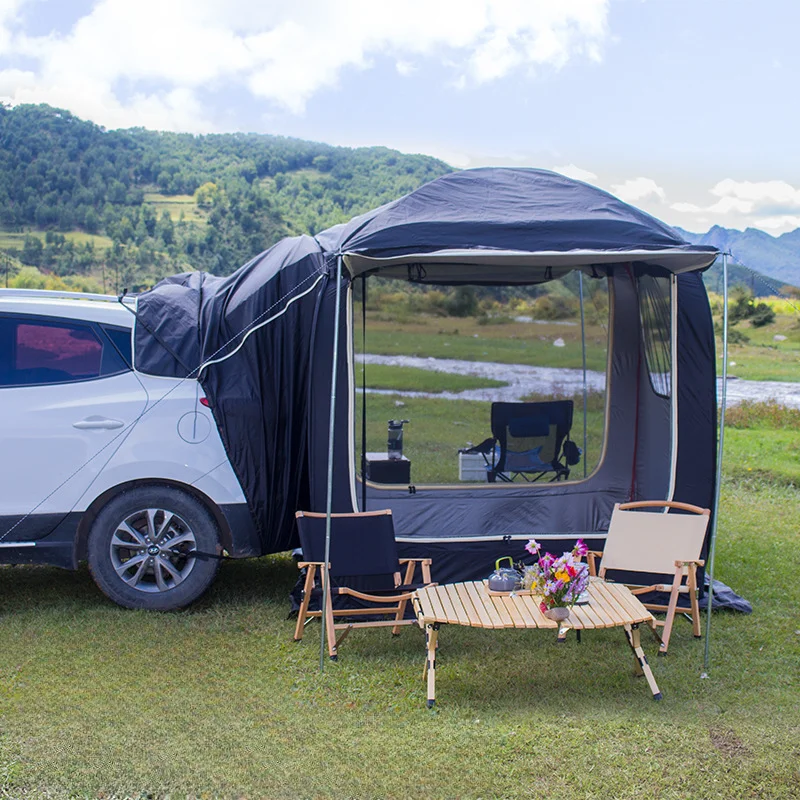 

Outdoor Tent Car Rooftop Truck Rear Tent Camping Hiking Picnic Universal SUV Shade Awning Self-driving Travel Portable Equipment