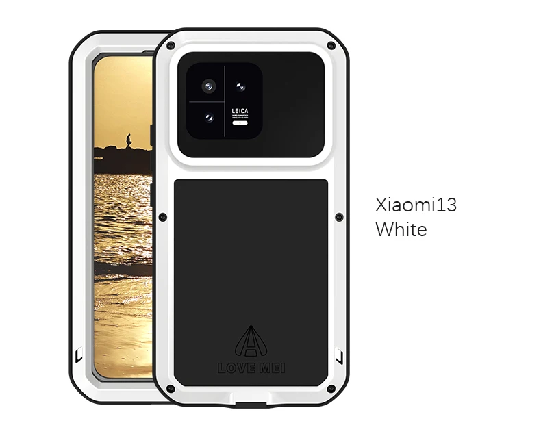 

LOVE MEI Life Waterproof POWERFUL Armor Metal Case for Xiaomi Mi 13 11 10 Pro Fundas Shockproof Phone Cover Full Body Protection