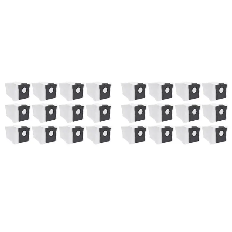 Фото ABUL-24PCS Сменные мешки для сбора пыли для пылесосов Dreame Bot X40 / X40 Pro / X40 Ultra, нетканые мешки для мусора №1