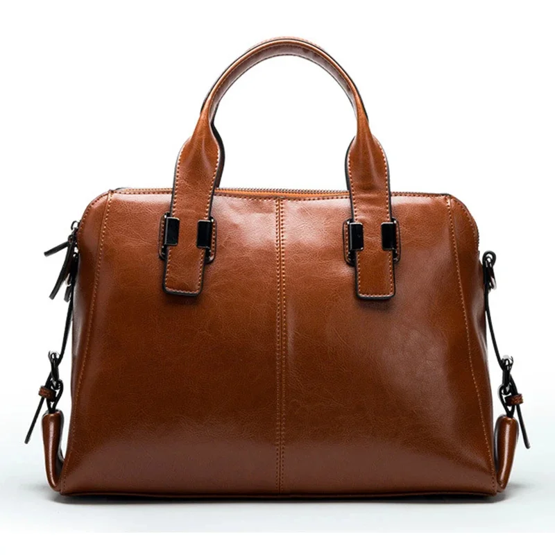 

Women Genuine Leather Bags For Women Totes Messenger Bag Real Natural Leather Ladies Luxury HandBags Hign Quality Designer