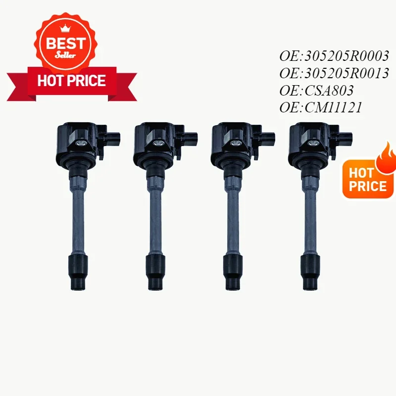 1/4 шт. катушка зажигания 30520-5R0-013 30520-5R0-003 для Honda HR-V HRV 1 5 JAZZ IV GK 3 л L13B 305205 R0013 R0003