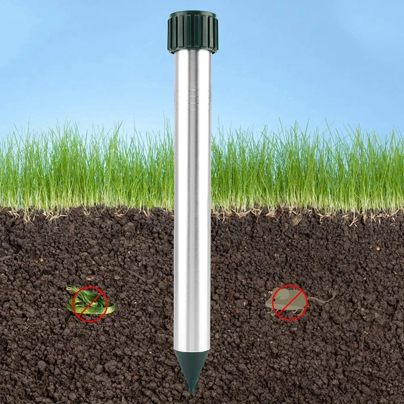 Отпугиватель Кротов с вибрационным двигателем 2 шт. Репеллент для средство