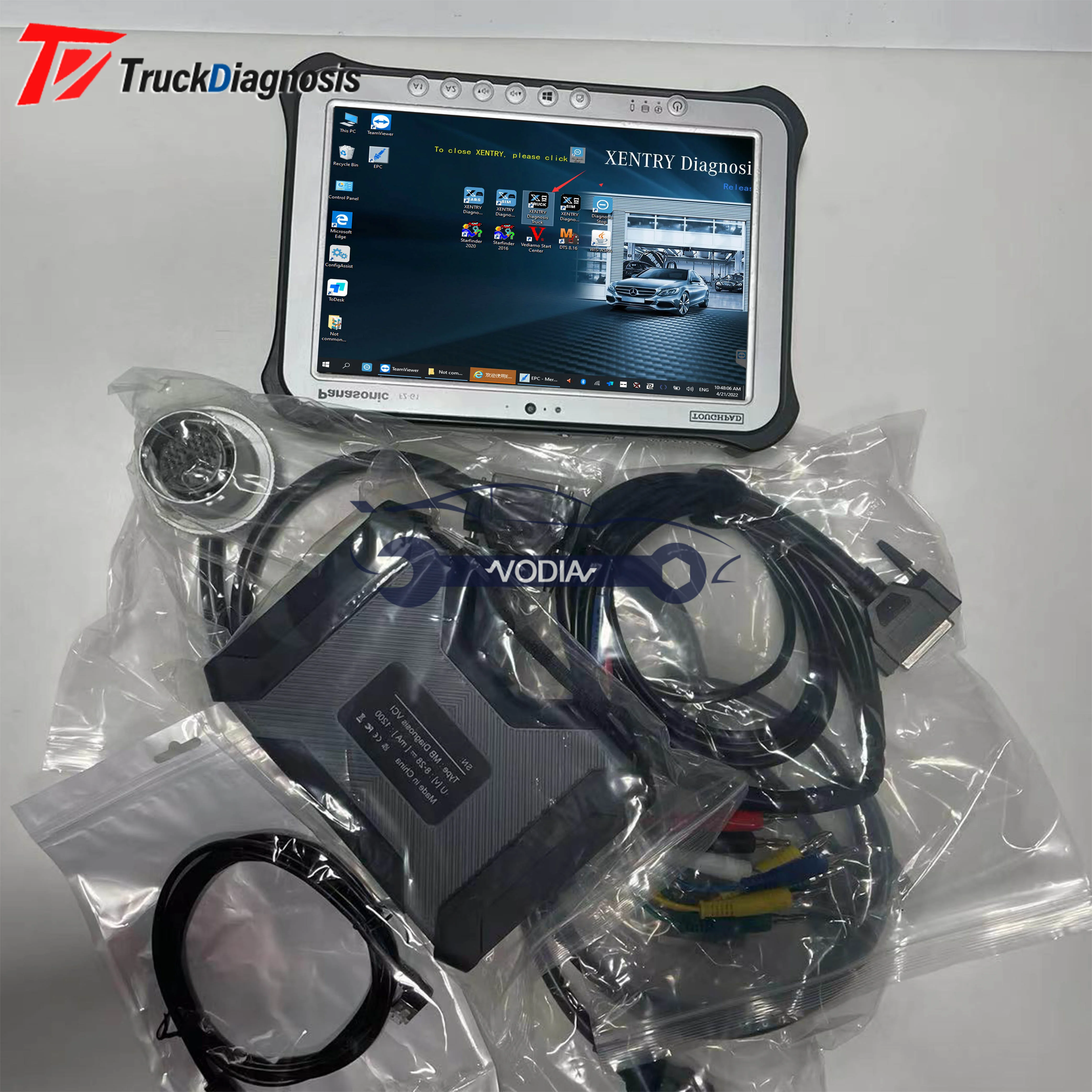 

Super MB Pro for M6 Wireless Star Car Diagnosis Tool Full Configuration Fit For MB Trucks 12V Car,24v Diesel Truck,Bus,Etc