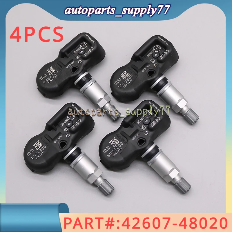 

4 шт. 42607-48020 PMV-C215 Система контроля давления в шинах 433 МГц TPMS для Prado CHR Camry для Lexus для Toyota Land Cruiser