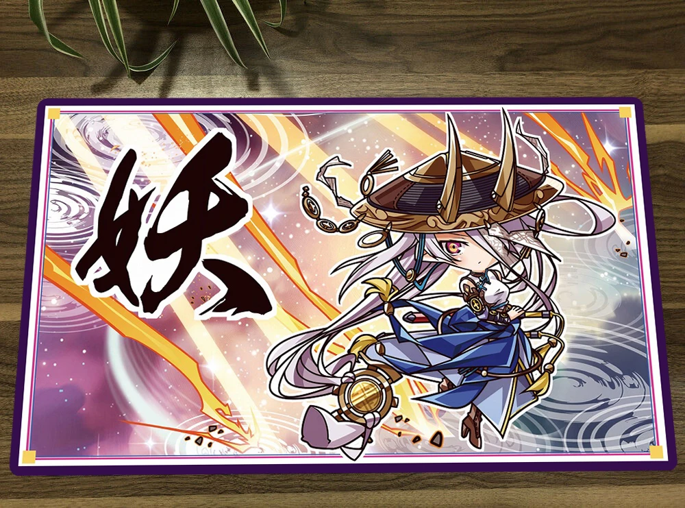 

Board Game YuGiOh The Iris Swordsoul TCG Mat Trading Card Game Mat CCG Playmat Anti-slip Rubber Mouse Pad Desk Play Mat 60x35cm