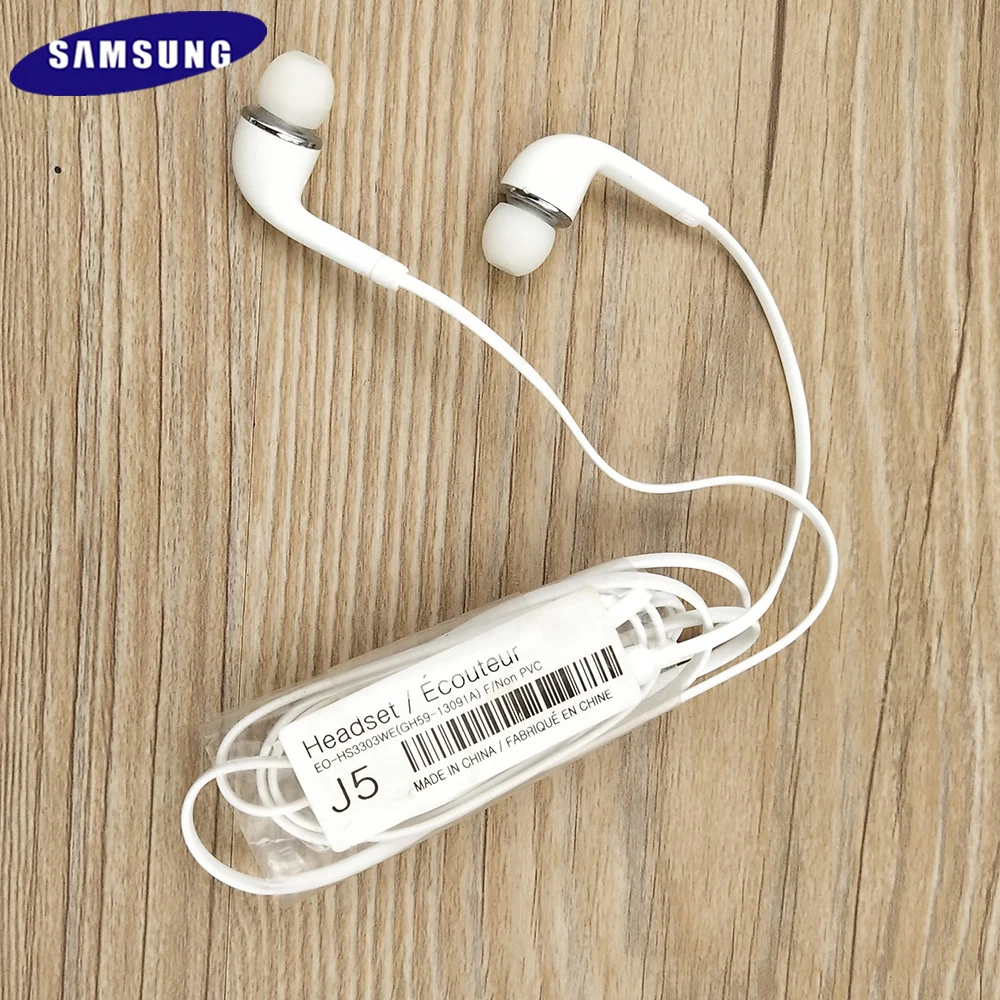 For Samsung M10 M20 M30 M23 M12 Headphone Built-in Microphone In Ear Wired Earphone For Galaxy S10 S9 S8 Plus S7