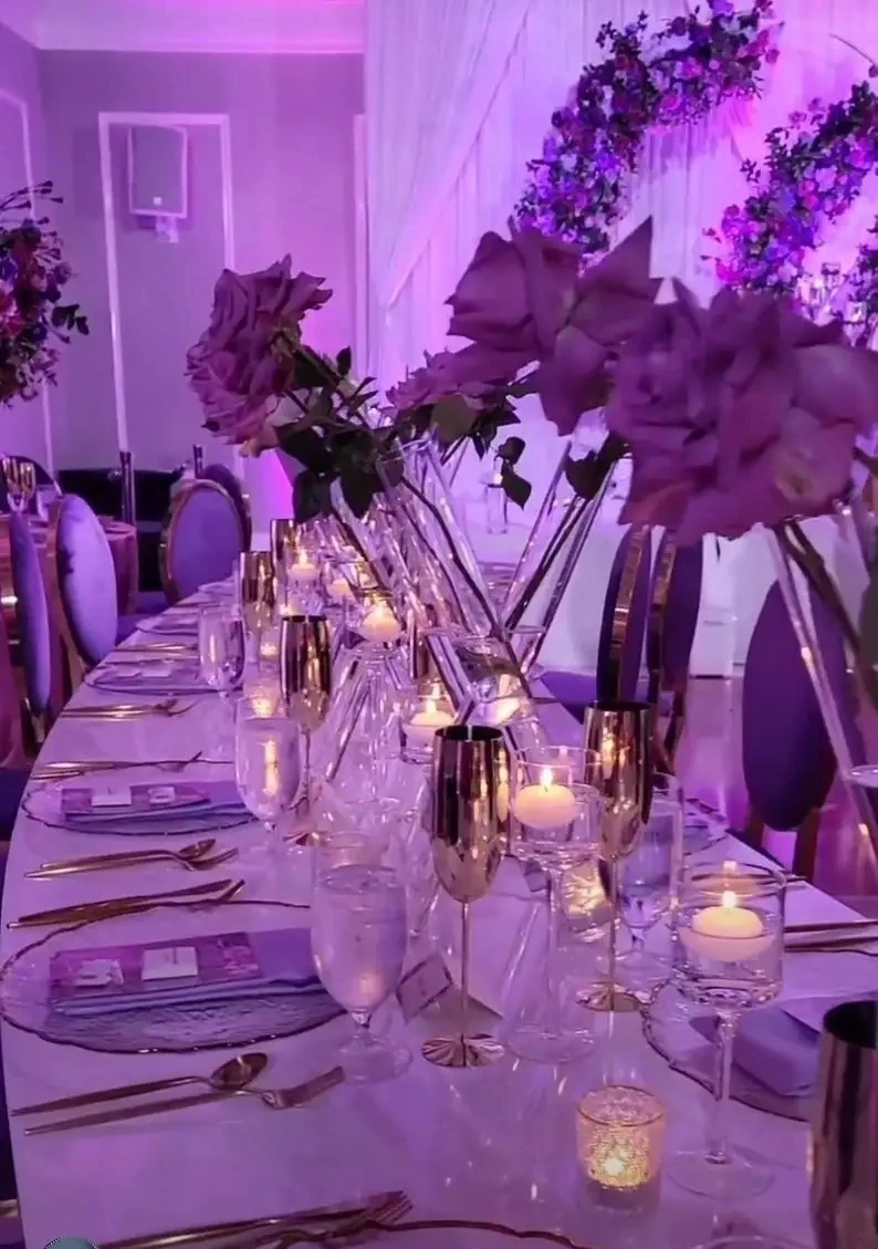 Стеклянная ваза-штатив подставка для цветов Центральная ваза-трубка 3 шт. 10