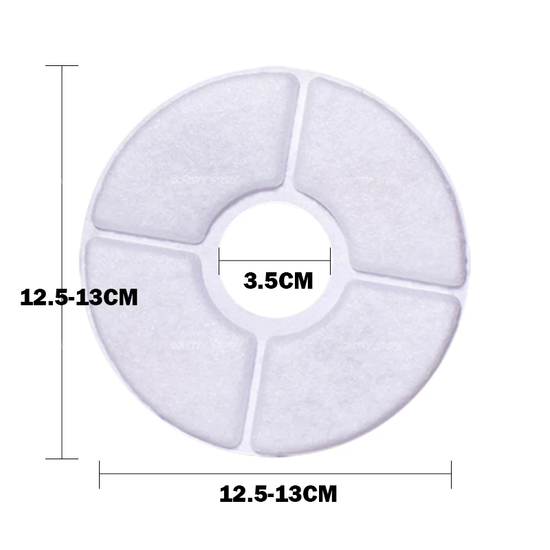 

Cat Water Dog 12pcs Ion Resin Activated Filter Cat Water Dispenser Cotton Fountain Replacement Drinker Pet Feeder Filter Carbon
