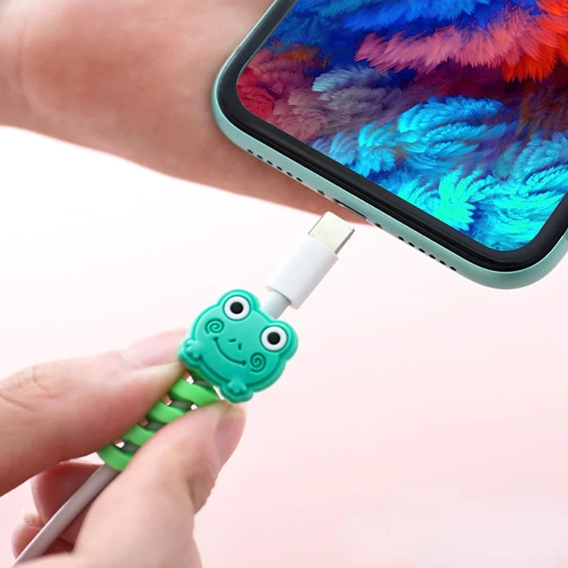 

Charging Cable Protector For Phones Cable holder Ties cable winder Clip For Mouse USB Charger Cord management cable organizer