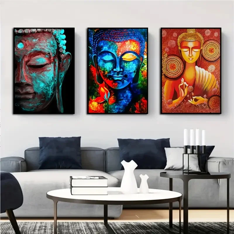 3 шт. буддистская почтовая картина будды