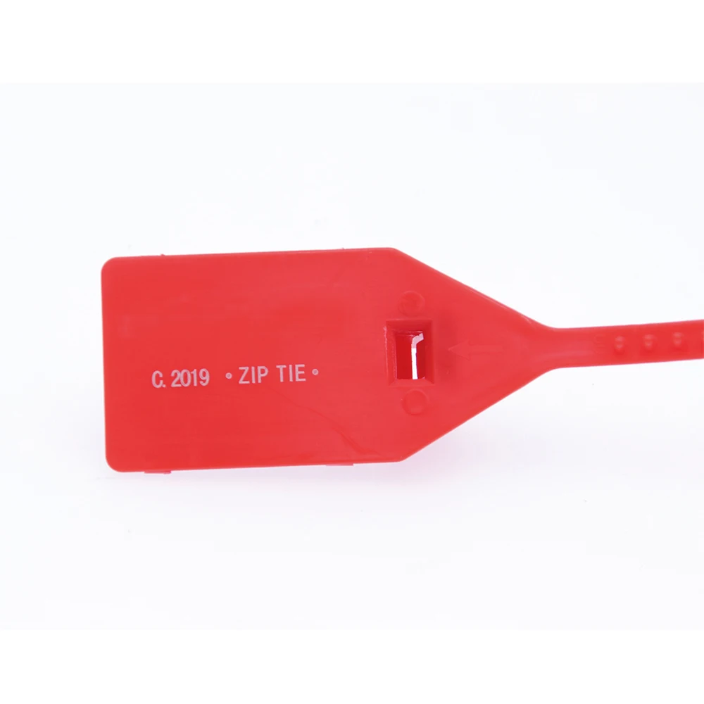 (100pcs/Lot) Weiou NEW Disposable Plastic tips Woven Braided Bags Sealing Strips Lock System Zip Tie For Sneakers Accessories