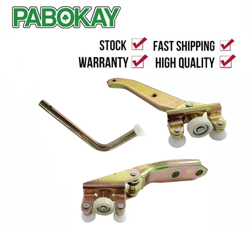 

1 комплект x 701843436 701843406B 701843336A для VW T4 ROLL направляющая роликовая направляющая правая сторона раздвижная дверь нижняя средняя верхняя часть