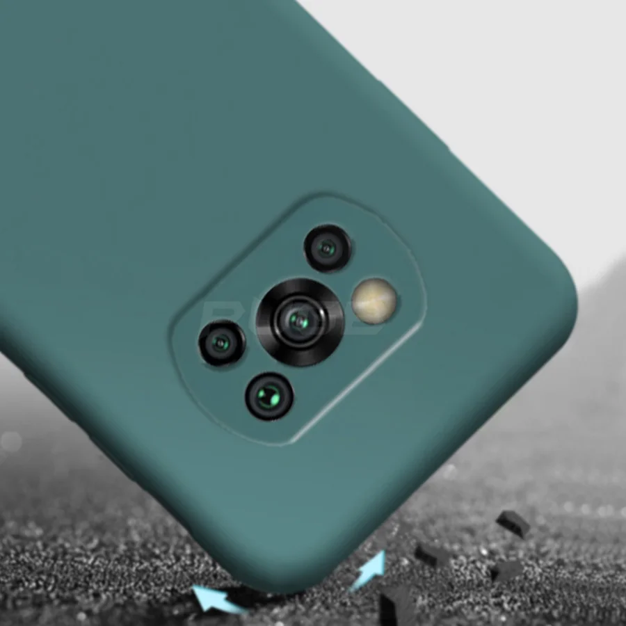 Чехол для Xiaomi POCO X3 NFC X 3 M3 F2 Pro F3 Мягкий силикон противоударный | Мобильные телефоны