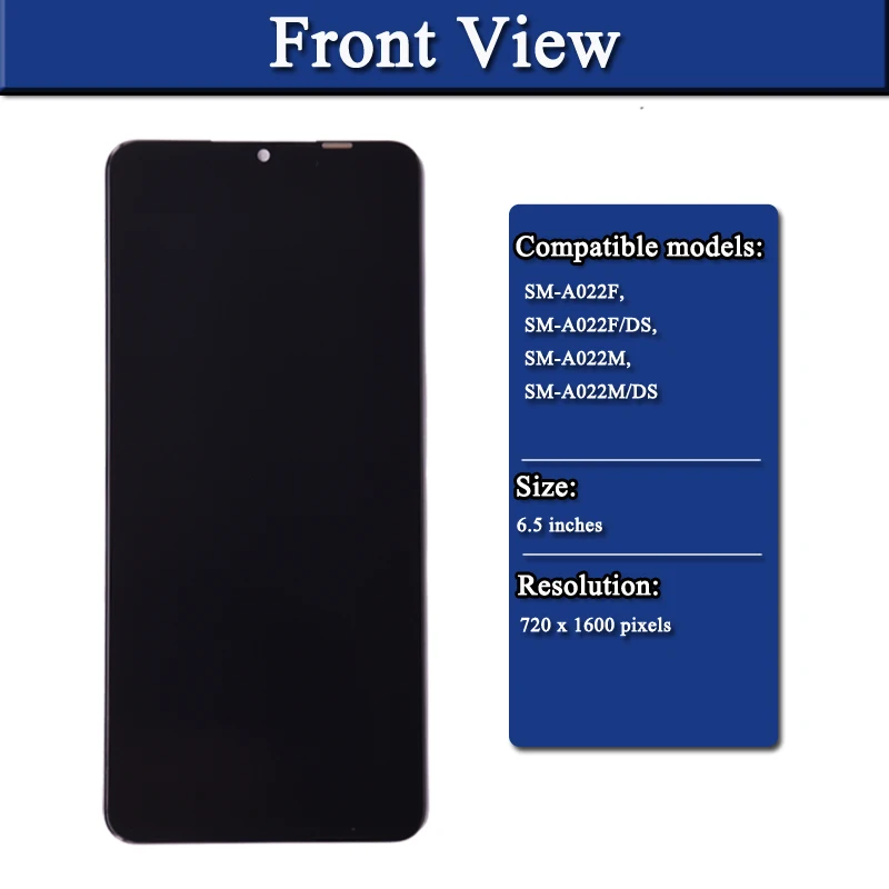 ЖК-дисплей для Samsung A02 A022 A022m дигитайзер сенсорного экрана полный SM-A022FN/DS SM-A022F/DS