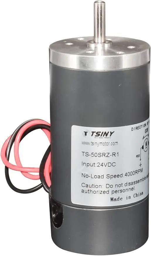 

Small DC Motor Dia 50mm 12 24 Volt High Speed 5000 RPM Optional Micro DC Brush Motor
