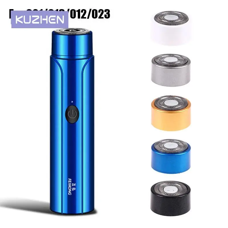 Blade Replacement Head Washable Beard Trimmer Usb Rechargeable Men's Shaver For Portable Electric Shaver