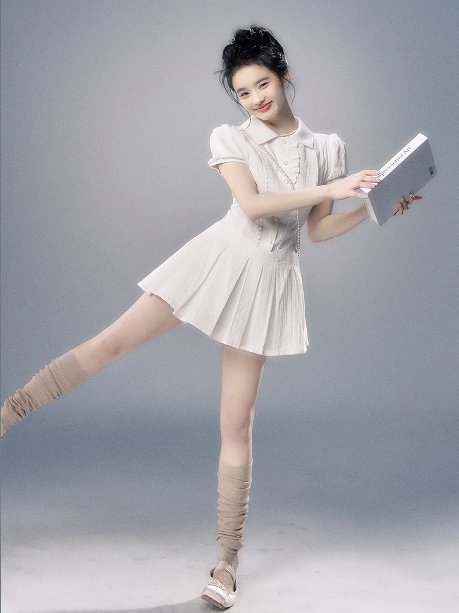 Женское ТРАПЕЦИЕВИДНОЕ платье-рубашка элегантное приталенное платье с коротким