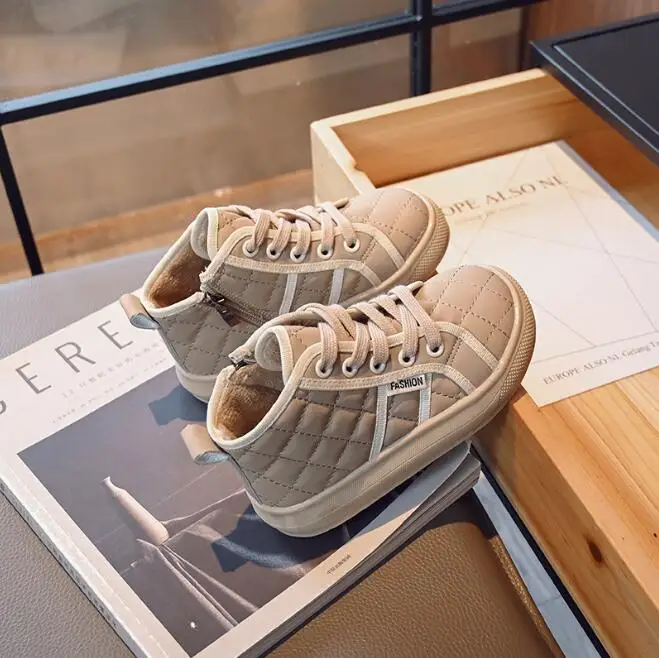 

Зимние теплые зимние ботинки для девочек, спортивная обувь для мальчиков, детские кроссовки для маленьких девочек и мальчиков, новые детские кожаные модные ботильоны