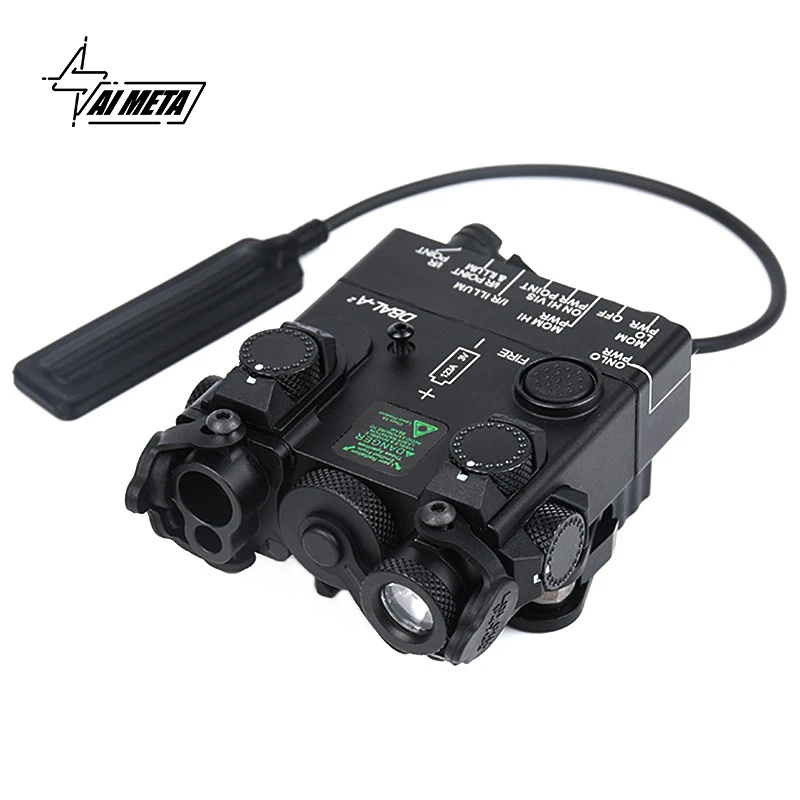 Светодиодный металлический стробоскоп с зеленым лазером 20 мм |