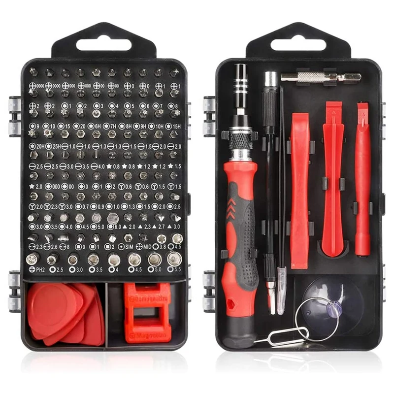 

Precision Screwdriver Set, 115 In 1 Precision Screwdrivers For Iphones, PC, Smartphone, Camera, Watch, Glasses, Etc.