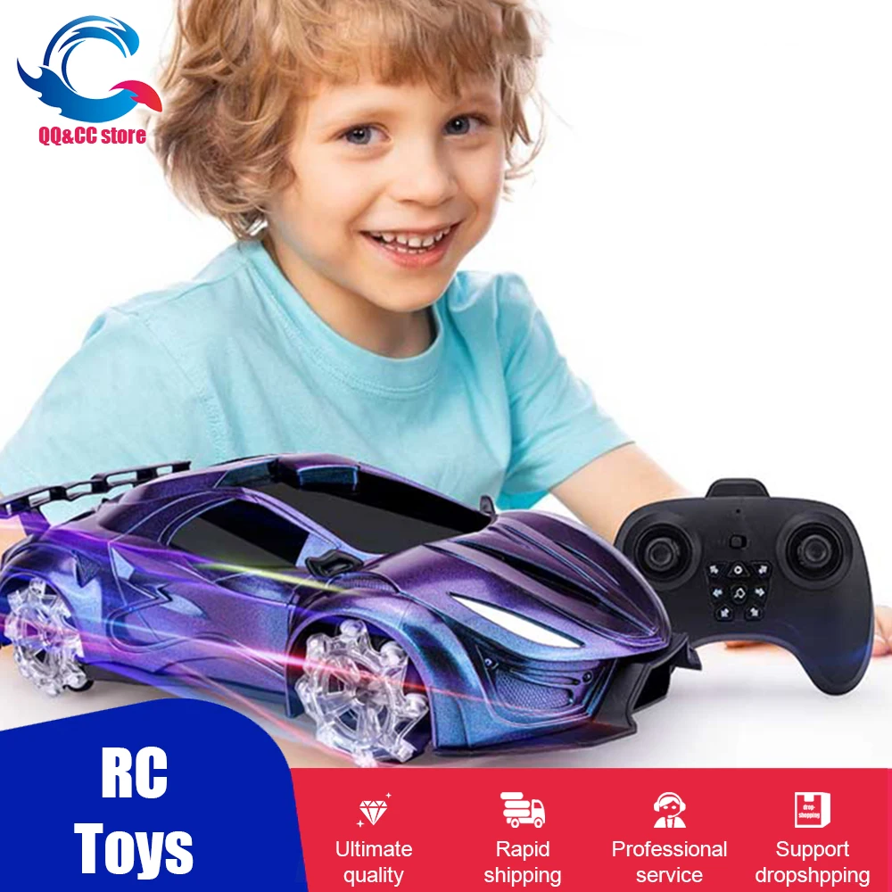 

RC Stunt Car 2.4G 4WD Watch Gesture Sensor 360 Degree Flip Simulation Spray Night Glare Effect Models Toys for Boys Birthday Kid