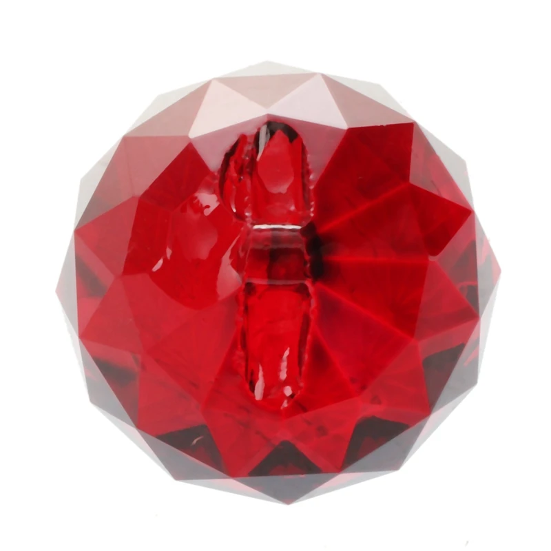 

2Pcs 30Mm Red Crystal Ball Prisms
