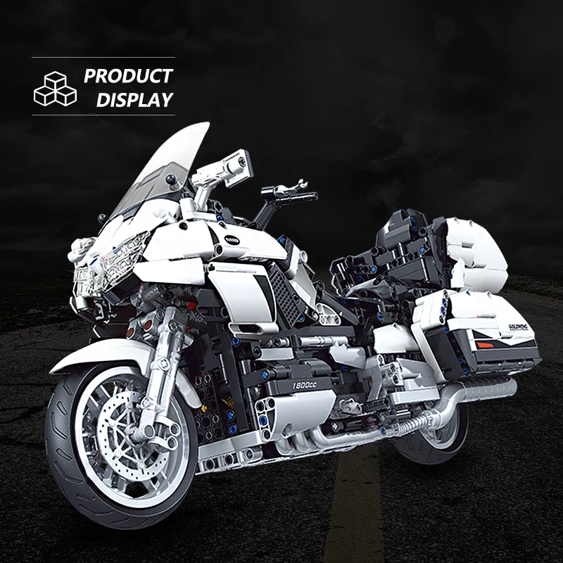 Цена Gold Wing Touring Мотоцикл техническая модель строительные блоки MOC гоночный автомобиль мотоцикл Наборы кубиков игрушки для детей Подарки 8110 Цена Gold Wing Touring Мотоцикл техническая модель строительные блоки MOC гоночный автомобиль мотоцикл Наборы кубиков игрушки для детей Подарки 8110