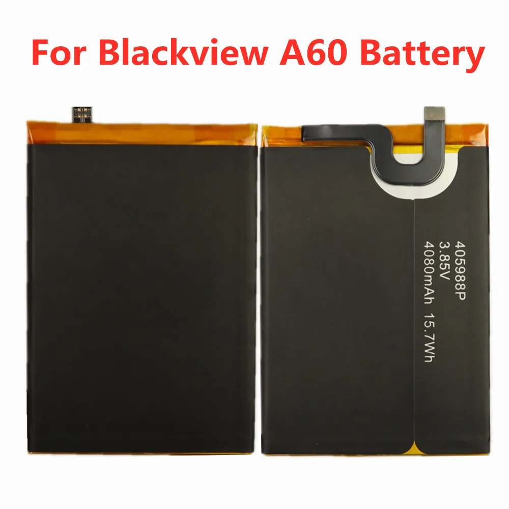 

100% Genuine Original 405988p Battery 4080mAh For Blackview A60 Mobile Phone High Quality Replacement Batteria