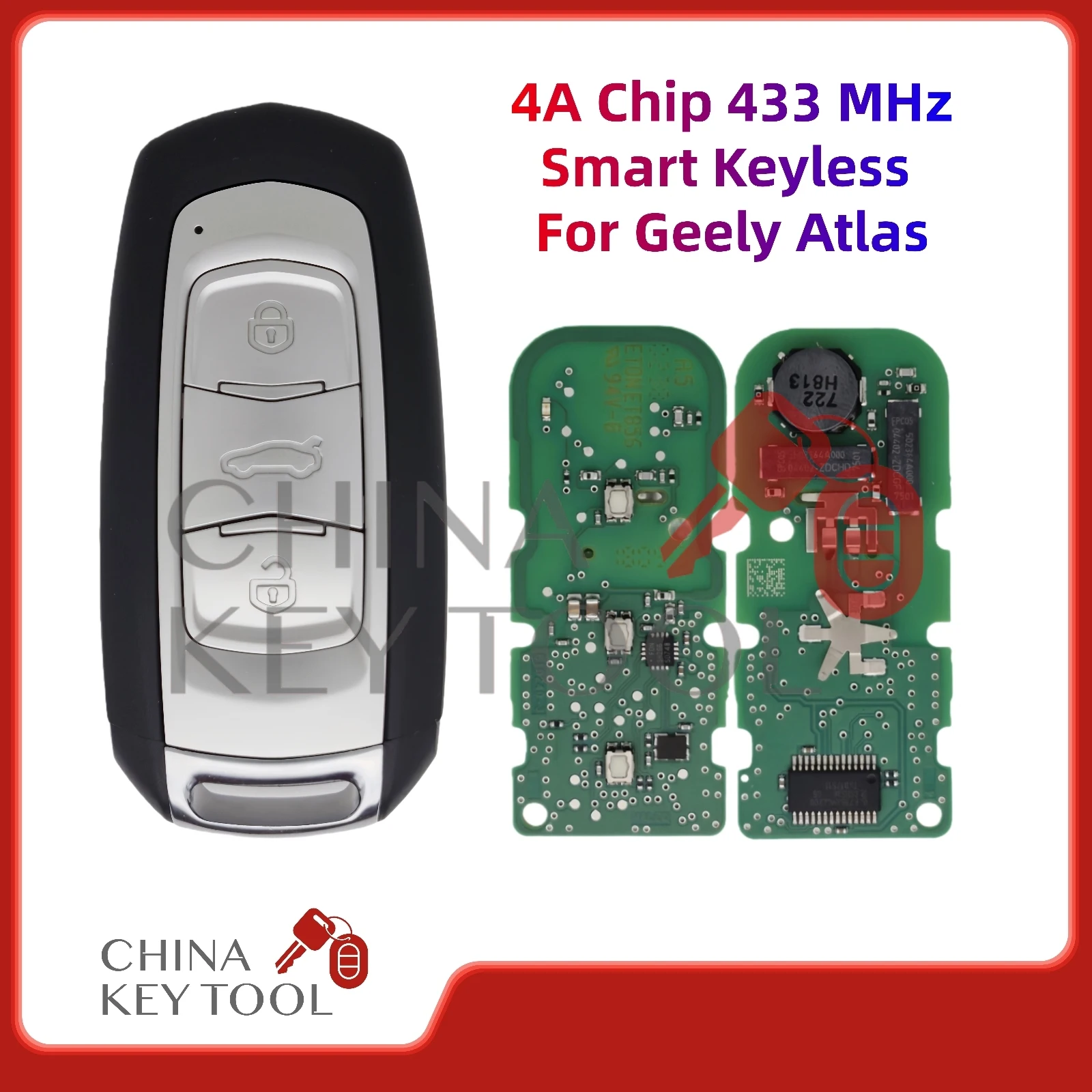 

Оригинальный оригинальный смарт-ключ для автомобиля без ключа 433 МГц 4A