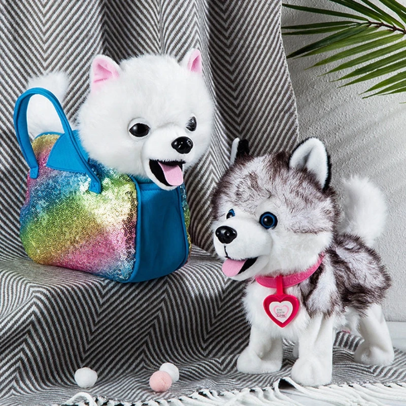 

Different Kinds of Electric Collars Plush Toddler Cute Electric Wagging Tail Dog Toys Make Sounds Supplies A2UB