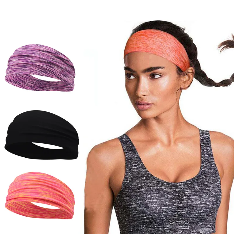 

Sweatband for Men Women Elastic Sport Hairbands Head Band Yoga Headbands Headwear Headwrap Sport Workout Hair Accessories