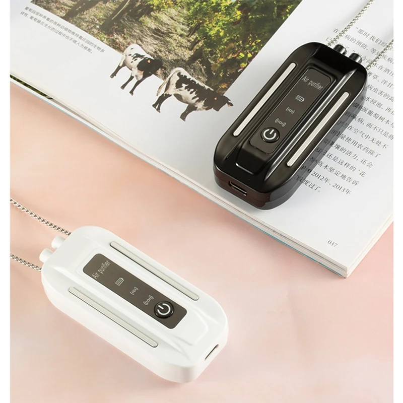 

20 миллионов отрицательных ионов воздухоочиститель персональный портативный 36H-50H работа ожерелье Подвесной шейный воздухоочиститель ABS (бе...