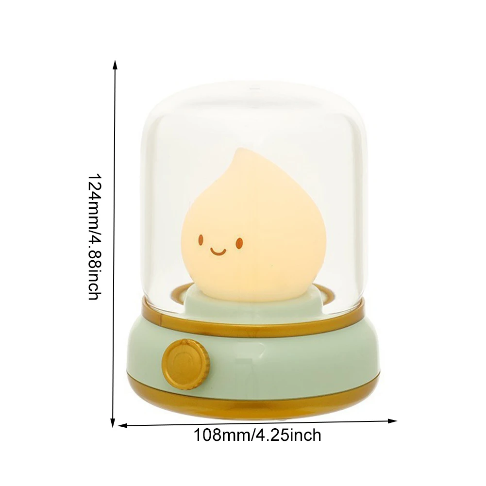 Милая керосиновая лампа перезаряжаемая через USB свеча с регулируемой яркостью