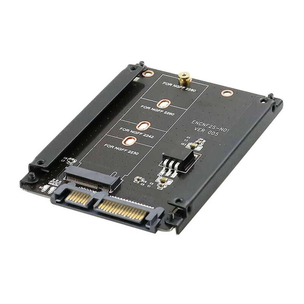 

Адаптер SSD NGFF на 2 5 SATA конвертер M2 22 Pin плата модуля компьютерной карты с винтами