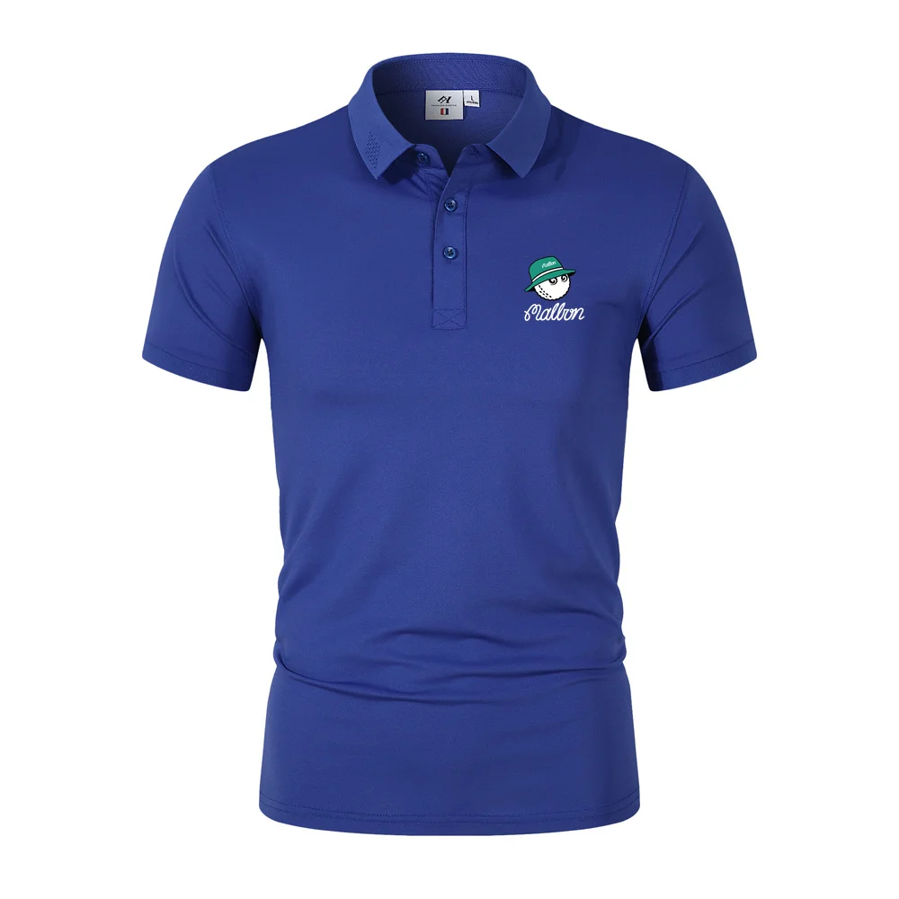 2023 New Summer Men's and Women's Golf T-shirt Fashion Tops Short Sleeve Printed Malbon Casual Sports Baseball Jersey Polo Shirt