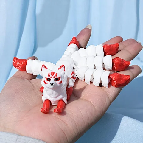 3D фигурка лисы