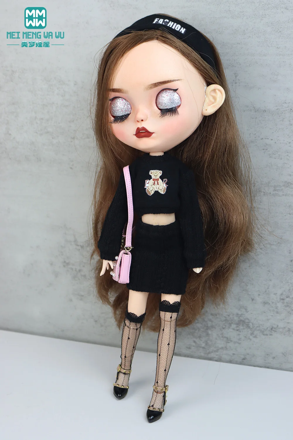 Фото Модная Одежда для куклы Blyth, свитер, юбка, брюки, леггинсы, подходит для Azo OB22 OB24, аксессуары для кукол, игрушки в подарок №3