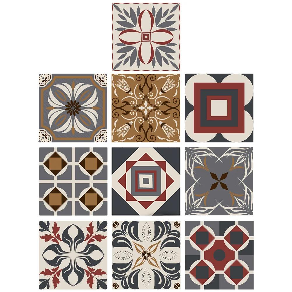 

Wall Sticker Bathroom Tile Sticker Wall Patch Flowers Tile Sticker Mural Multicolor Wall Tile Sticker Bathroom Tile Sticker