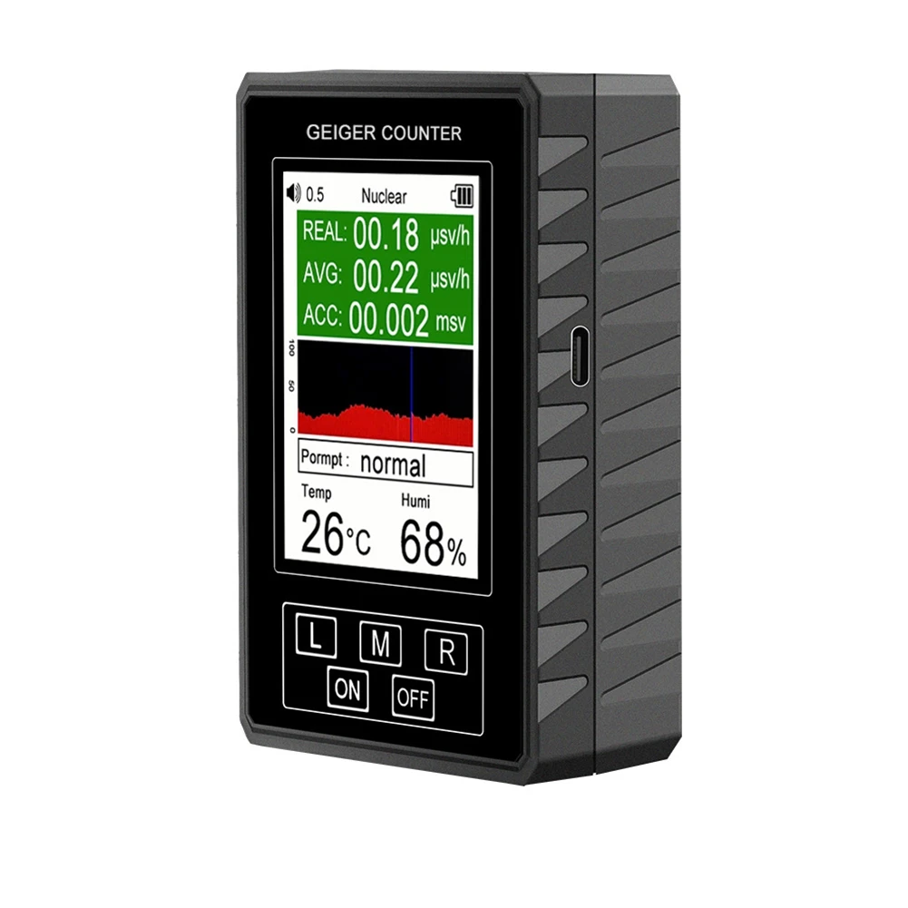 

Многофункциональный счетчик Гейгера с детектором электромагнитного излучения