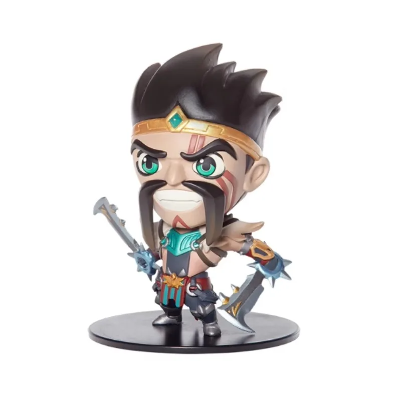 Фото Оригинальная LOL League of Legends Glory Executioner Draven Q версия аниме подвижная кукла коллекция орнамент модель игрушка в подарок №1